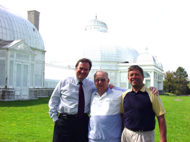 South Buffalo’s own Tim Russert with Big Russ and Ed Dore.